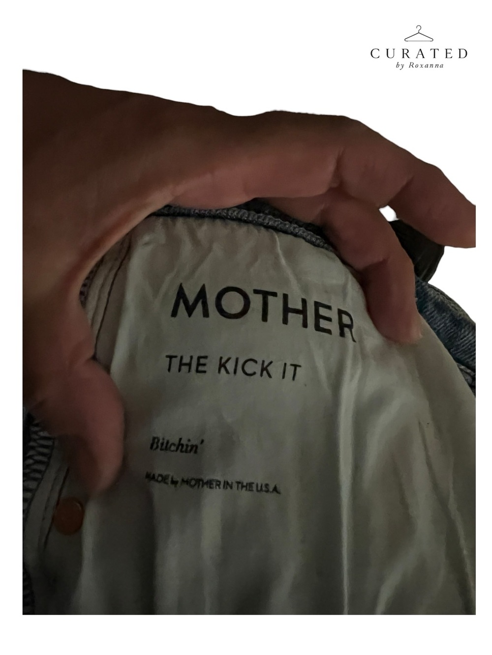 MOTHER The Kick It Bitchin' Jeans | Size 30 | High Rise Straight Leg | NWT - Picture 6 of 7